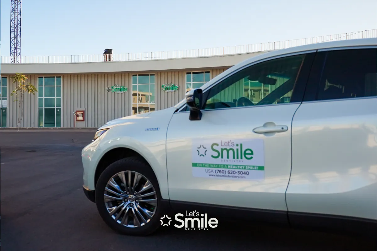 Complimentary border shuttle and patient transportation at Let’s Smile Dentistry