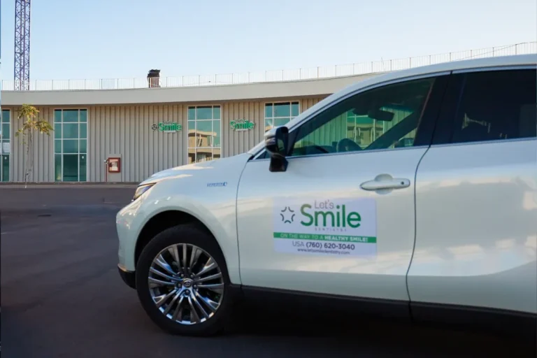 Let's Smile Dentistry shuttle vehicle in Mexicali