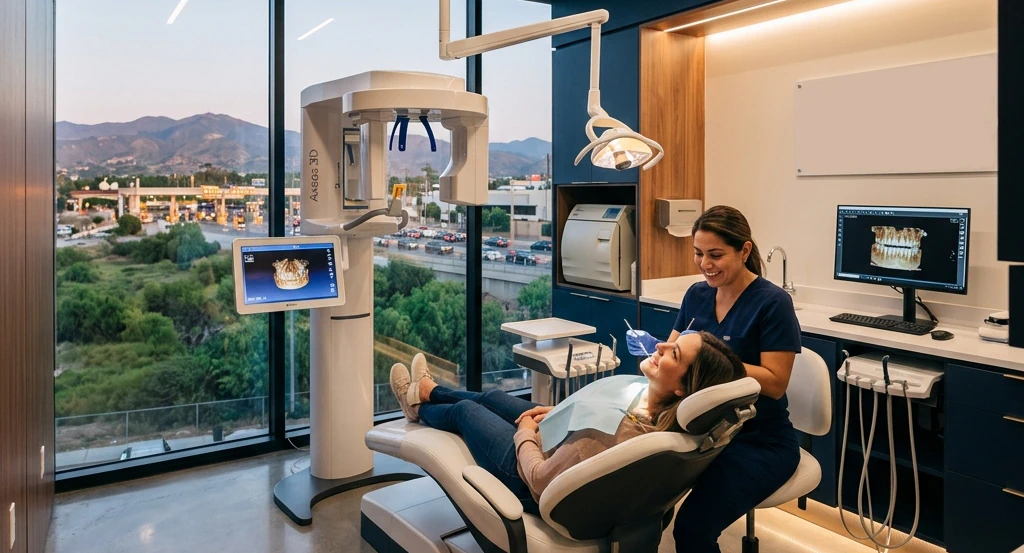 Best Dentist in Mexicali Guide 2026 featured banner showing modern dental suite and 3D equipment